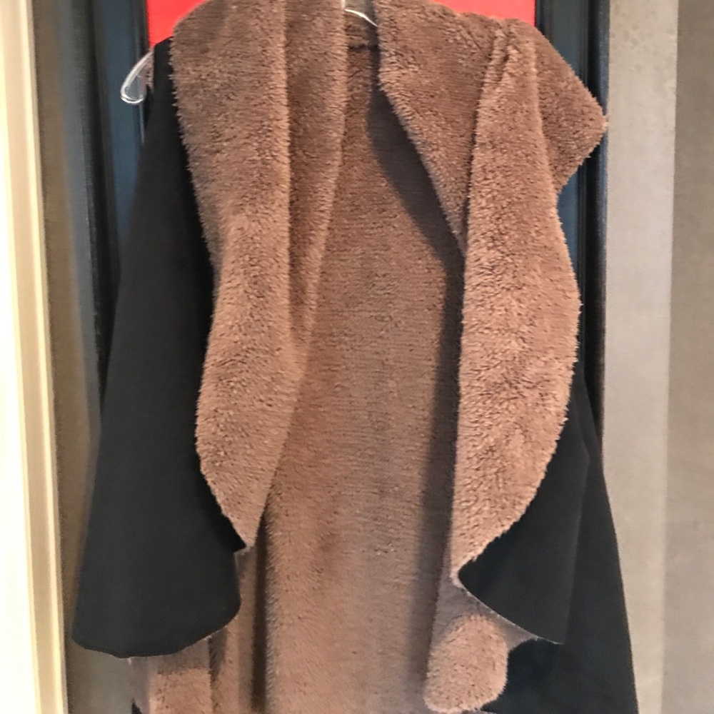 Plush lined vest
